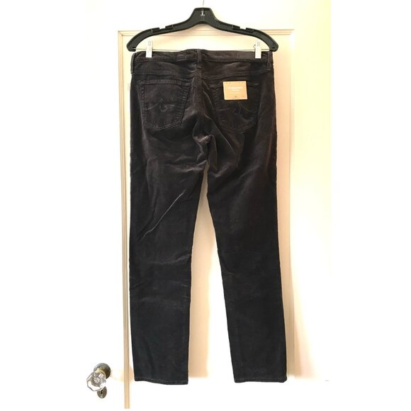 Anthropologie | AG Stevie Petite Slim Straight Dark Gray Cords 29P - Picture 7 of 11